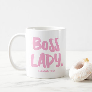 Boss Lady Pink Unternehmer Kaffeetasse