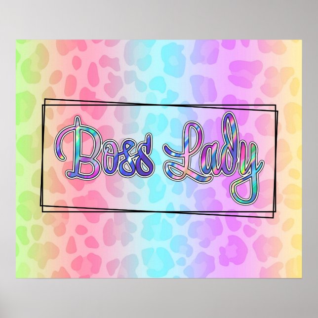 Boss Lady Poster (Vorne)