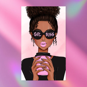 Boss Lady QR Code Visitenkarte