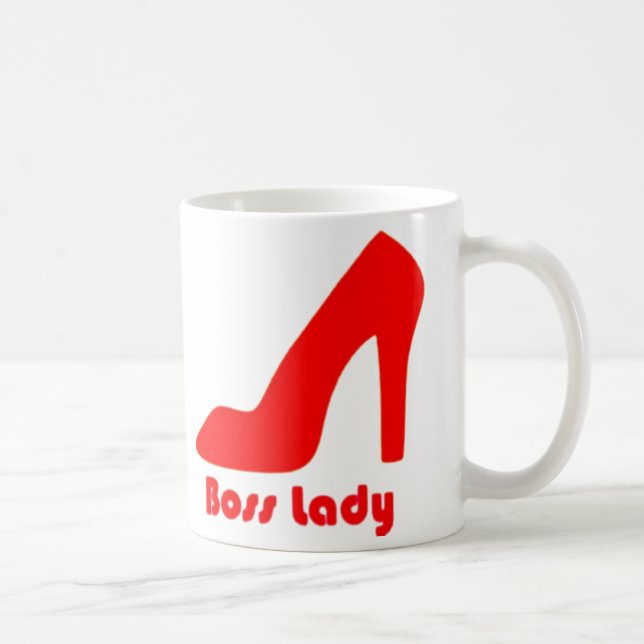 Boss Lady Red Pump Tasse (Rechts)