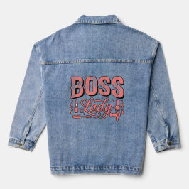 Boss Lady Schönheit Jeansjacke