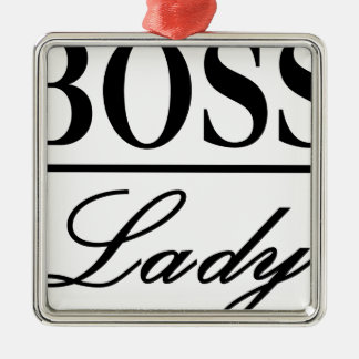 BOSS LADY SILBERNES ORNAMENT