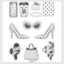 Boss Lady Sticker Decals Polk A Dot Decal Sticker