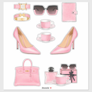 Boss Lady Sticker Decals rosa Bossy Decal Sticker