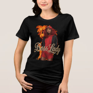Boss Lady T-Shirt Tri-Blend-Shirt Tri-Blend Shirt