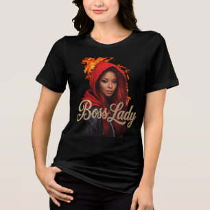 Boss Lady T-Shirt Tri-Blend-Shirt Tri-Blend Shirt
