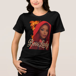 Boss Lady T-Shirt Tri-Blend-Shirt Tri-Blend Shirt