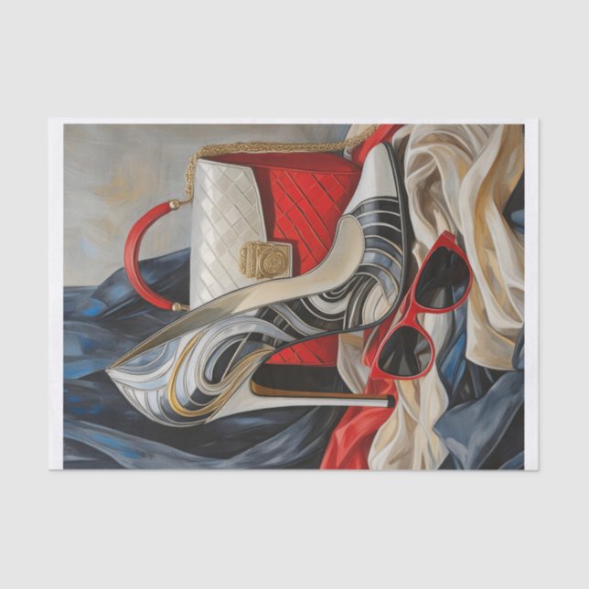 Boss Lady verkleidet zu beeindrucken, moderne Frau Seidenpapier (Vorderseite)