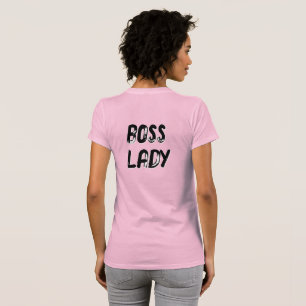 BOSS LADY - (Vorderseite UND Rückseite T-Shirt