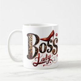 Boss Lady Weihnachtsbecher – Holiday Heels Edition Kaffeetasse