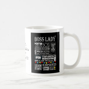 Boss Lady Wertschätzung danken Ihnen für Ihre Gesc Kaffeetasse