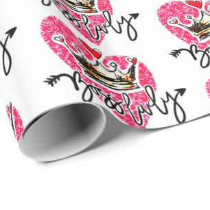Boss Lady White Geschenkpapier