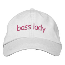 Boss Lady Women's Hat Bestickte Baseballkappe
