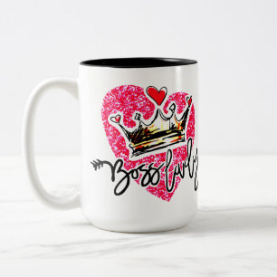 Boss Lady Zweifarbige Tasse