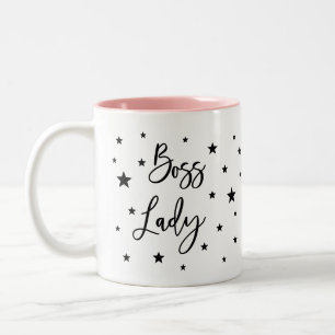 Boss Ladys schwarzer Star Zweifarbige Tasse
