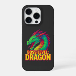 Boss Level: Dragon – Gamer & Fantasy Art iPhone 16 Pro Hülle