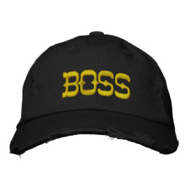 "Boss Life" bestickte Hülle Bestickte Baseballkappe