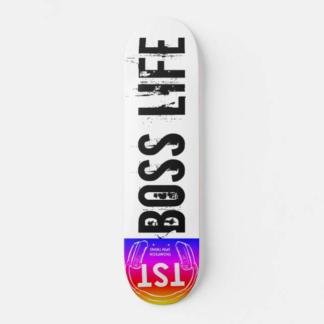 BOSS LIFE-Skateboard Skateboard (Vorderseite)