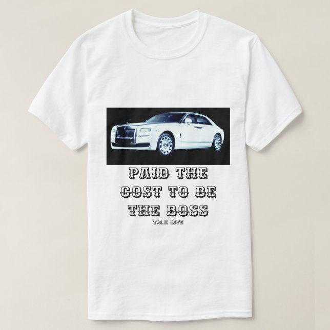 BOSS LIFESTYLE T.R.K ROLLS ROYCE TSHIRT (Design vorne)