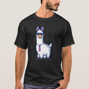 Boss Llama Alpaca Boy Girl Kinder T-Shirt