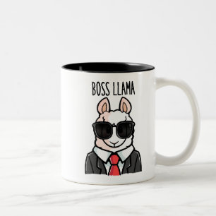 Boss Llama Zweifarbige Tasse