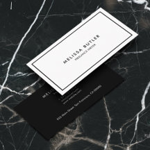 Boss Luxury Minimalistisch Beruflich Schwarz-weiß
