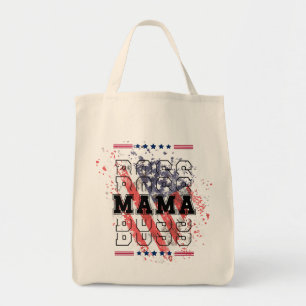 Boss Mama Patriotic Tasche Starke Mama Canvas Ba
