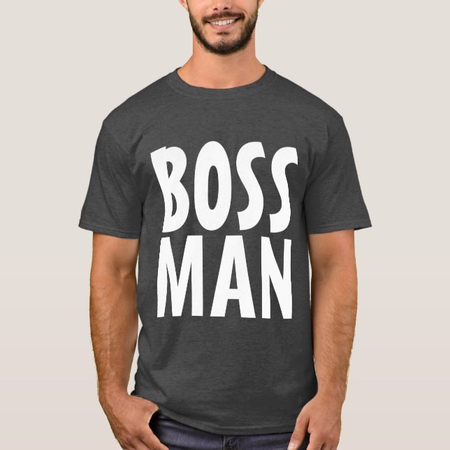 BOSS MAN Black T-SHIRTS T - Shirt (Vorderseite)