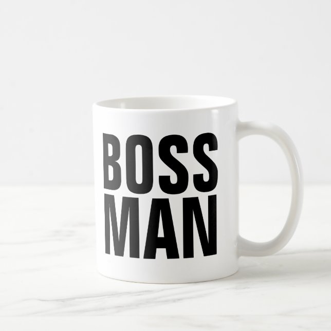 BOSS MAN COFFEE MUGS KAFFEETASSE (Rechts)
