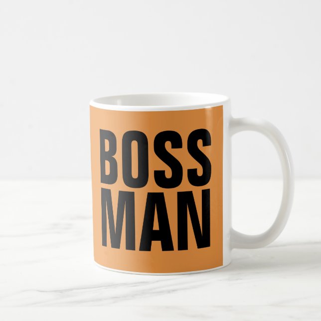 BOSS MAN COFFEE MUGS KAFFEETASSE (Rechts)