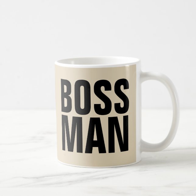 BOSS MAN COFFEE MUGS KAFFEETASSE (Rechts)