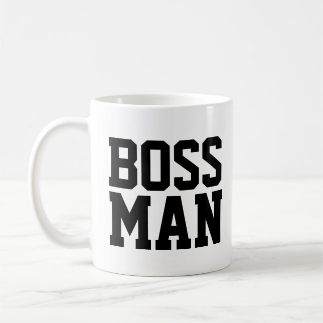 BOSS MAN COFFEE MUGS KAFFEETASSE (Links)