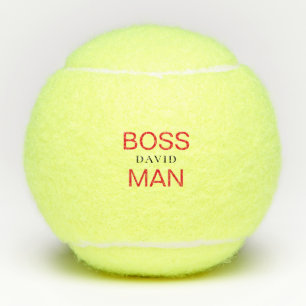 Boss Man personalize Tennis Balls Tennisbälle