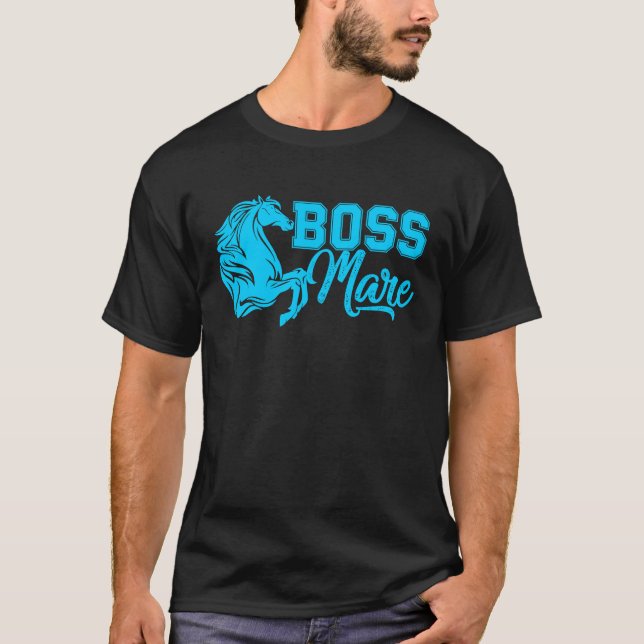 Boss Mare Reitmädchen für w T-Shirt (Vorderseite)