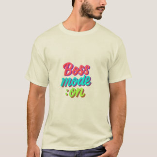 Boss Mode On Men's T - Shirt - Motivierend Power T