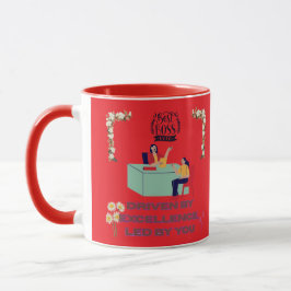Boss-Modus aktiviert hellrot Tasse