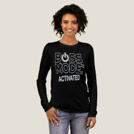 Boss-Modus aktiviert Nationaler Boss-Tag Tri-Blend Shirt