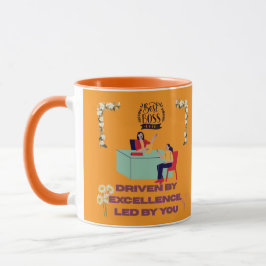 Boss-Modus aktiviert orange Tasse