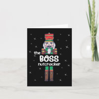 Boss Nutcracker Familie Matching Funny Pajama