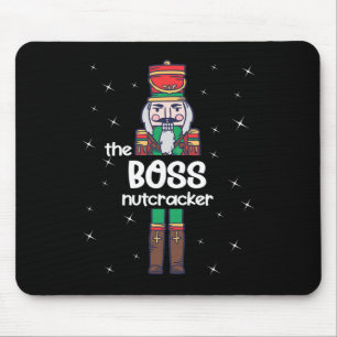 Boss Nutcracker Familie Matching Funny Pajama Mousepad
