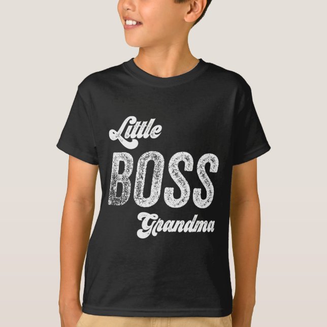 Boss Oma Baby Mütter Day T-Shirt (Vorderseite)