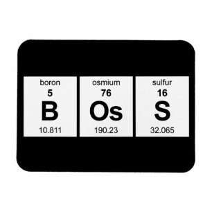 BOsS Periodische Tabelle Magnet