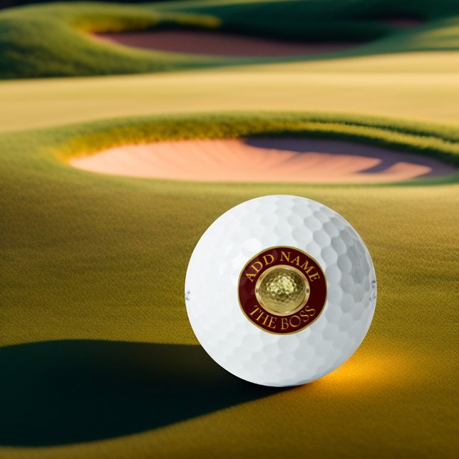 Boss - Personalisierte Titleist Pro V1 Golfballs Golfball (Von Creator hochgeladen)