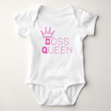 Boss Queen Baby Girl Bodysuit