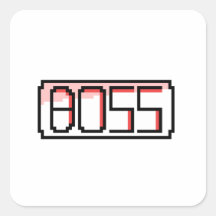 "BOSS" Retro-Schriftart