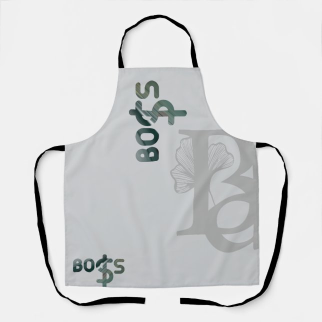 BOSS Schürze Abstrakter Trend Dekoration Küche Grü (Vorderseite)