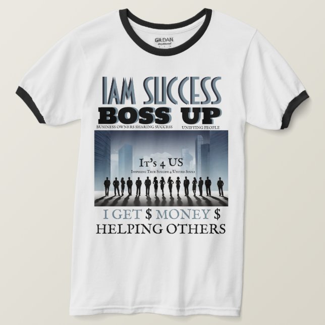 BOSS-UP-T - Shirt (Design vorne)