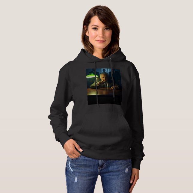 Boss women Black-gekratztes Sweatshirt (Vorne ganz)