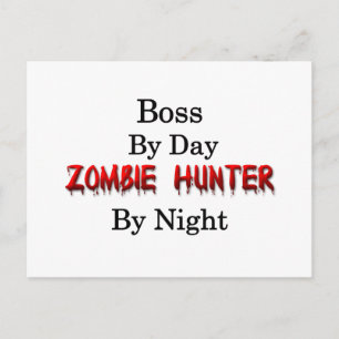 Boss/Zombie Hunter Postkarte