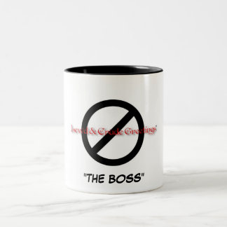 Boss-Zuhause-Tasse Zweifarbige Tasse